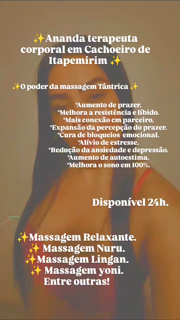 Vídeo Ananda, Cachoeiro de Itapemirim ES - Para seu momento muito mais quente - Clique para assistir