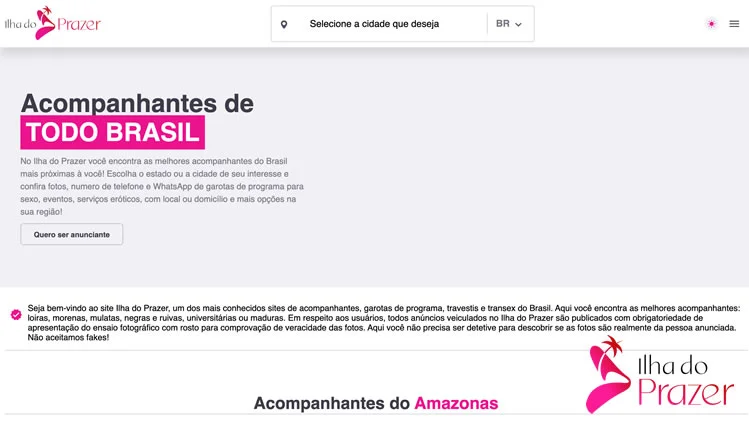 O Novo Visual do site Ilha do Prazer: Sedução em Nova Perspectiva